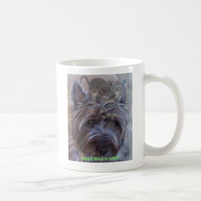 CAIRN-TERRIER-HALLOWEEN-KAFFEE-TASSE KAFFEETASSE (Rechts)