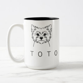 Cairn Terrier | Heritage Personalized 15oz Mug Zweifarbige Tasse
