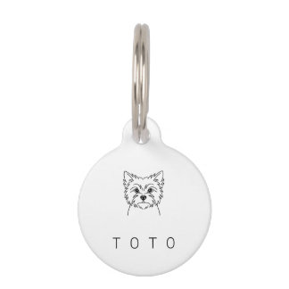 Cairn Terrier | Heritage Round Pet ID Anhänger Haustiermarke