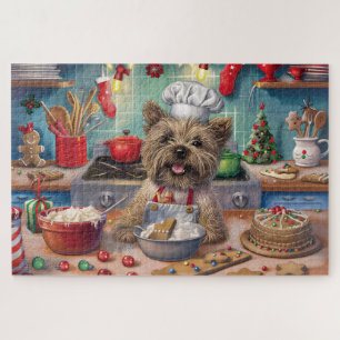 Cairn Terrier Holiday Baking: Feierliche Weihnacht Puzzle