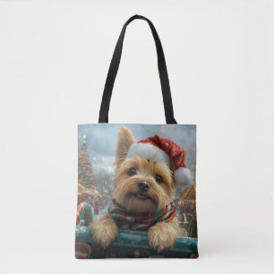Cairn Terrier Hund Achterbahn Weihnachten