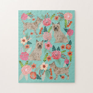 Cairn Terrier Hund Vintag Florenz Puzzle