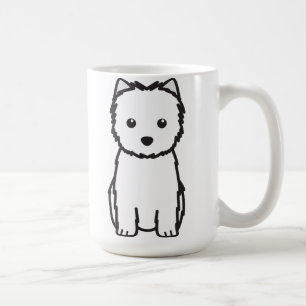 Cairn-Terrier-HundeCartoon Kaffeetasse