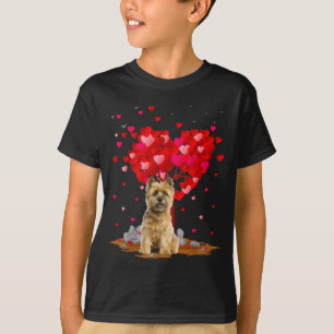 Cairn Terrier Hundeliebhaber Herzform Cairn Terrie T-Shirt