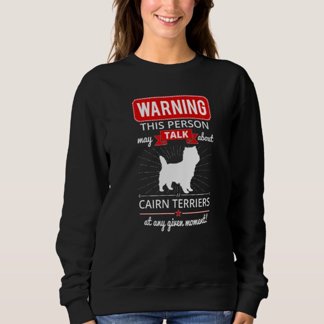 Cairn Terrier Hunderasse  1 Sweatshirt (Vorderseite)