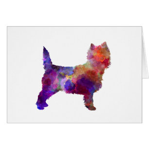Cairn Terrier in Aquarell
