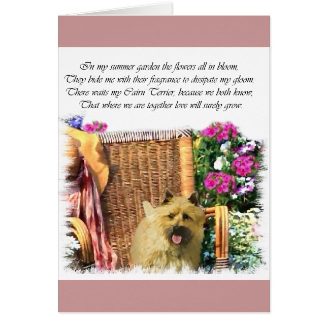 Cairn Terrier Kunstgeschenke (Vorne)