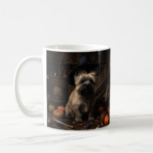 Cairn Terrier Kürbisse Halloween Gruselig Kaffeetasse