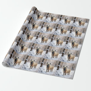 Cairn Terrier Lass es schneien Weihnachten Geschenkpapier