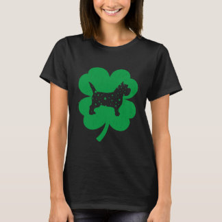 Cairn Terrier Lover Irish Kleeblatt Leaf St Patric T-Shirt