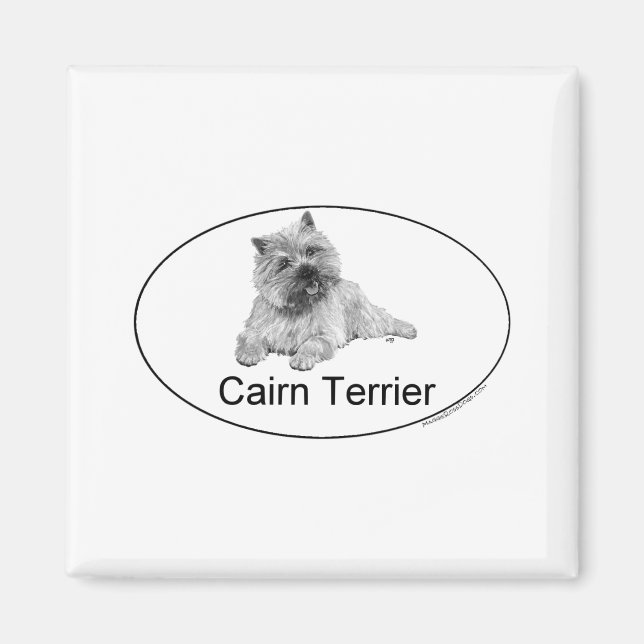 Cairn Terrier Magnet (Vorne)