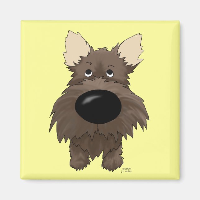 Cairn Terrier Magnet (Vorne)