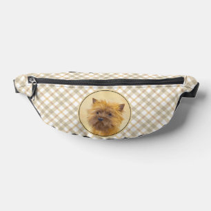 Cairn Terrier Malerei Süße Original Haustier Hund Bauchtasche