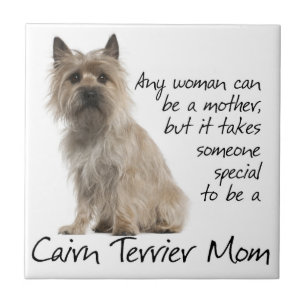 Cairn-Terrier-Mama-Fliese Fliese