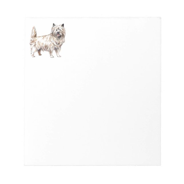Cairn Terrier Notizblock (Vorderseite)