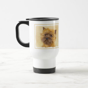 Cairn Terrier Painting - Niedliche Original Dog Ar Reisebecher
