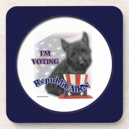 Cairn Terrier Politischer Humor Untersetzer