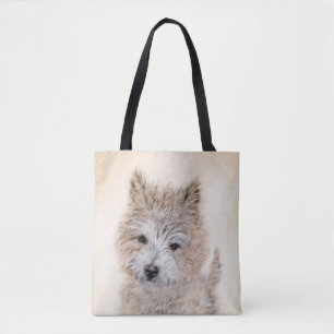 Cairn Terrier Puppy Painting - Original Dog Art