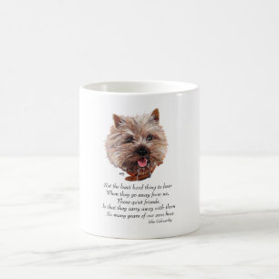 Cairn Terrier Regenbogenbrücke Tasse