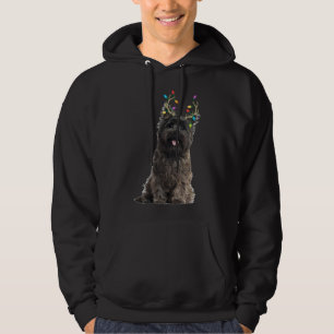Cairn Terrier Reindeer Christmas Dog Hoodie