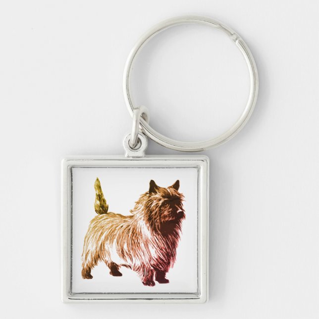 Cairn Terrier Schlüsselanhänger (Vorne)