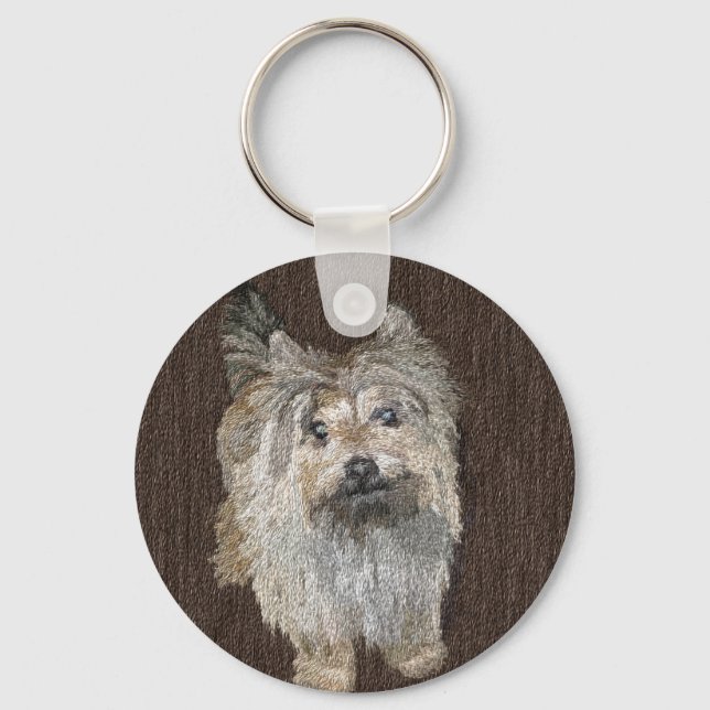 Cairn Terrier Schlüsselanhänger (Vorderseite)