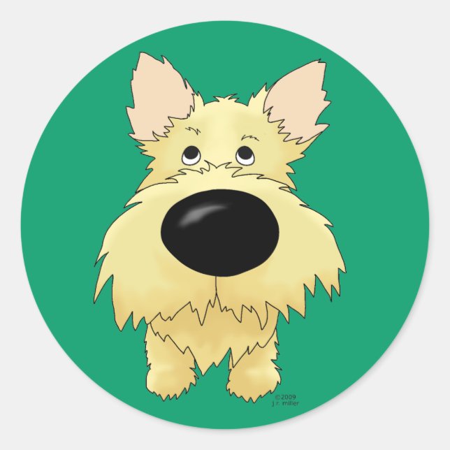 Cairn Terrier Stickers (Vorderseite)