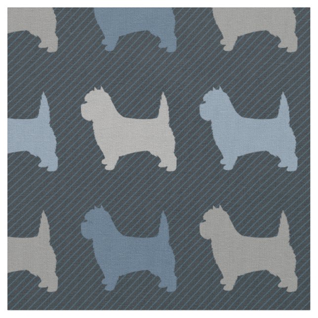 Cairn Terrier Stoff (Nahaufnahme)