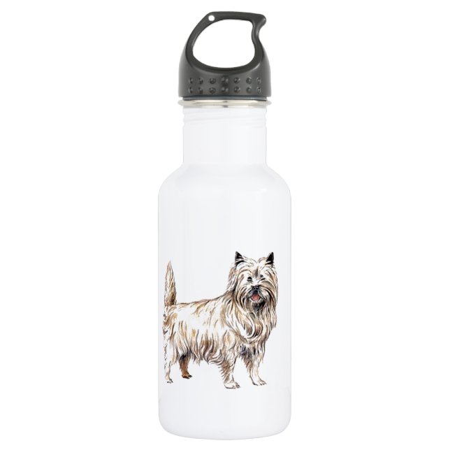 Cairn Terrier Trinkflasche (Vorderseite)