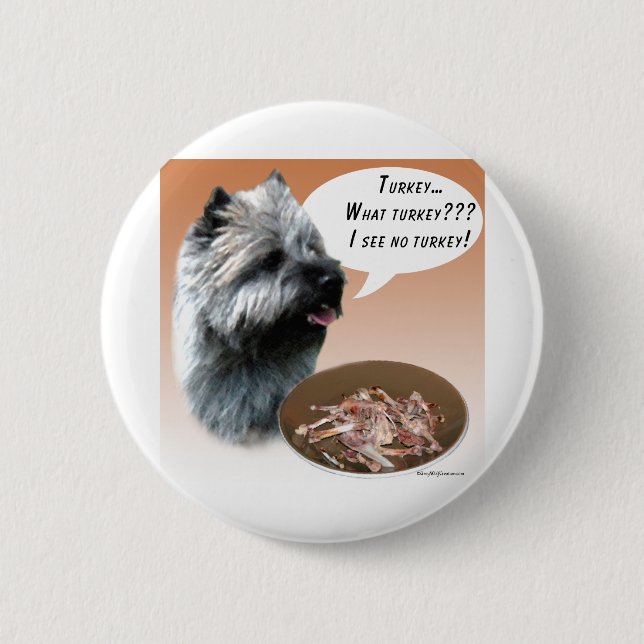 Cairn Terrier Türkei Button (Vorderseite)