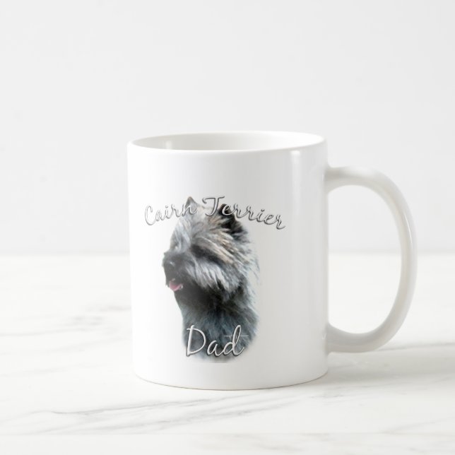 Cairn Terrier Vater 2 Kaffeetasse (Rechts)