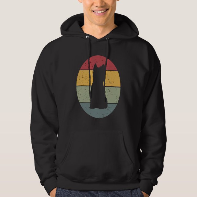 Cairn Terrier Vintage Hoodie (Vorderseite)