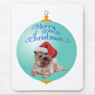 Cairn Terrier Weihnachtsbaumanhänger Mousepad