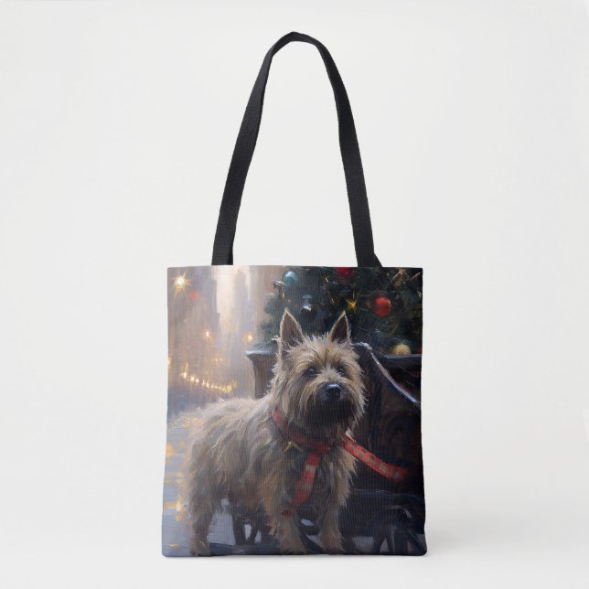 Cairn Terrier Weihnachtsfeiertage (Vorderseite)