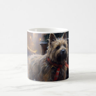 Cairn Terrier Weihnachtsfeiertage Kaffeetasse
