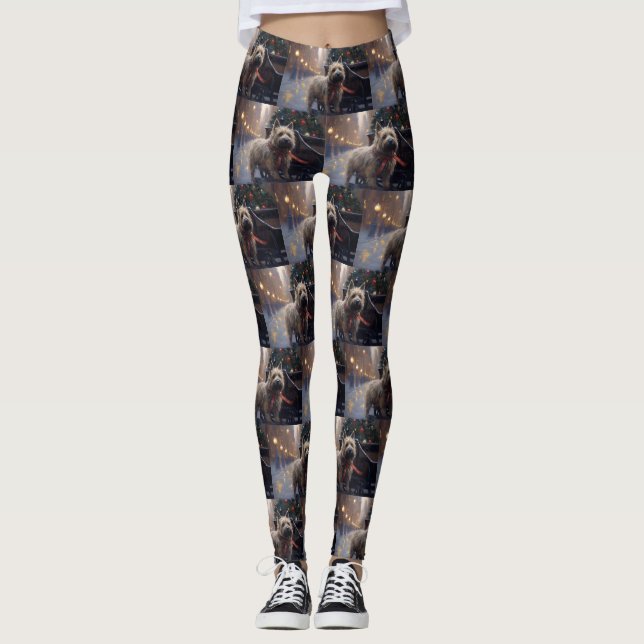 Cairn Terrier Weihnachtsfeiertage Leggings