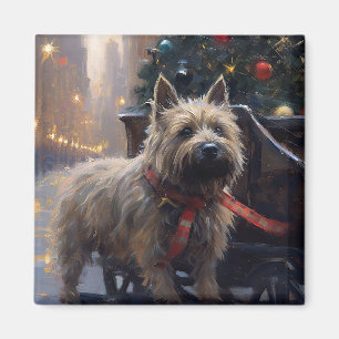 Cairn Terrier Weihnachtsfeiertage Magnet