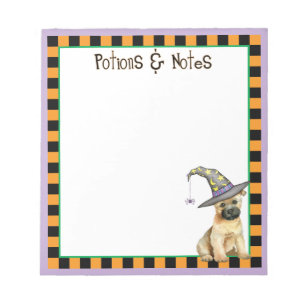 Cairn Terrier Witch Notepad Notizblock