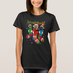 Cairn Terriers Dog Weihnachtssocken Weihnachtsjubi T-Shirt