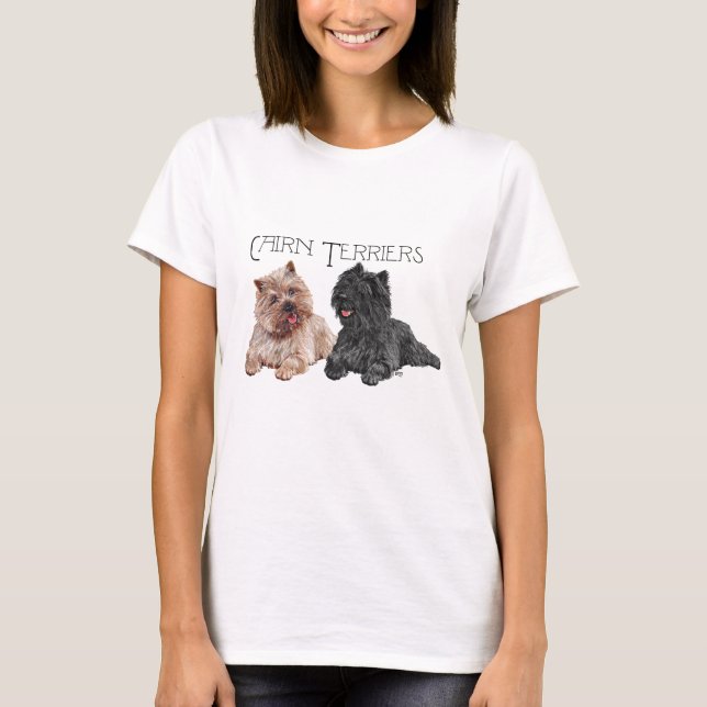 Cairn Terriers T-Shirt (Vorderseite)
