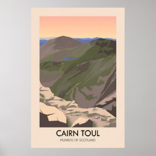 Cairn Toul Munros Von Schottland Reiseplakat Poster