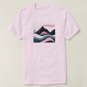 Cairngorms National Park Scotland Colored Hills T-Shirt