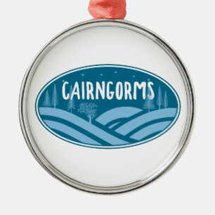 Cairngorms Nationalpark Schottland Außenbereich Ornament Aus Metall
