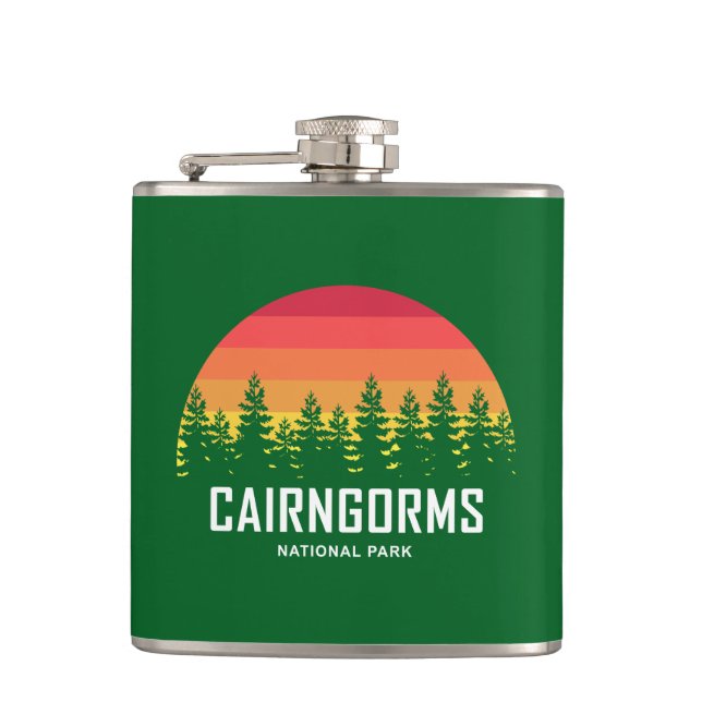 Cairngorms Nationalpark Schottland Flachmann (Vorderseite)