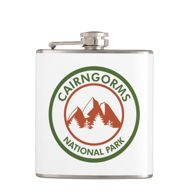 Cairngorms Nationalpark Schottland Flachmann (Vorderseite)