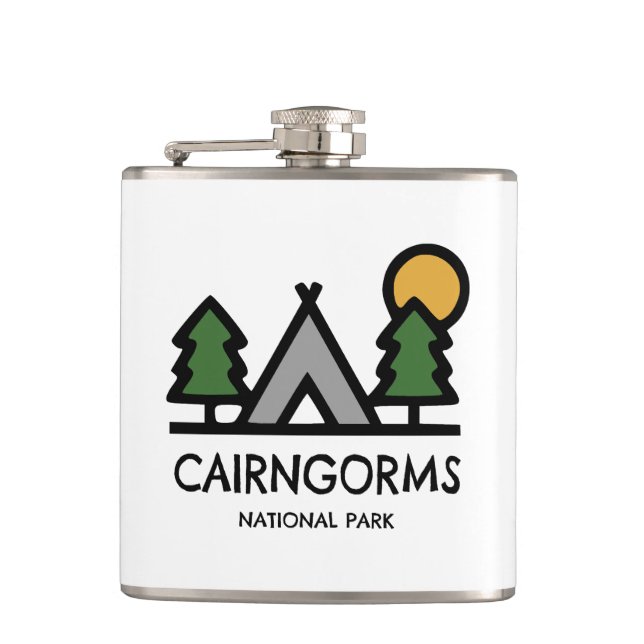 Cairngorms Nationalpark Schottland Flachmann (Vorderseite)