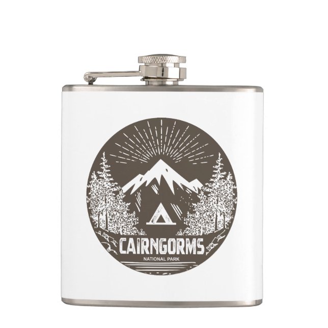 Cairngorms Nationalpark Schottland Flachmann (Vorderseite)