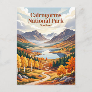 Cairngorms Nationalpark Schottland Postkarte