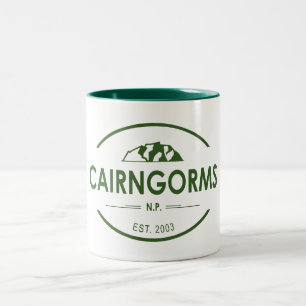 Cairngorms Nationalpark Schottland Zweifarbige Tasse