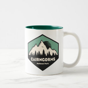 Cairngorms Nationalpark Schottland Zweifarbige Tasse